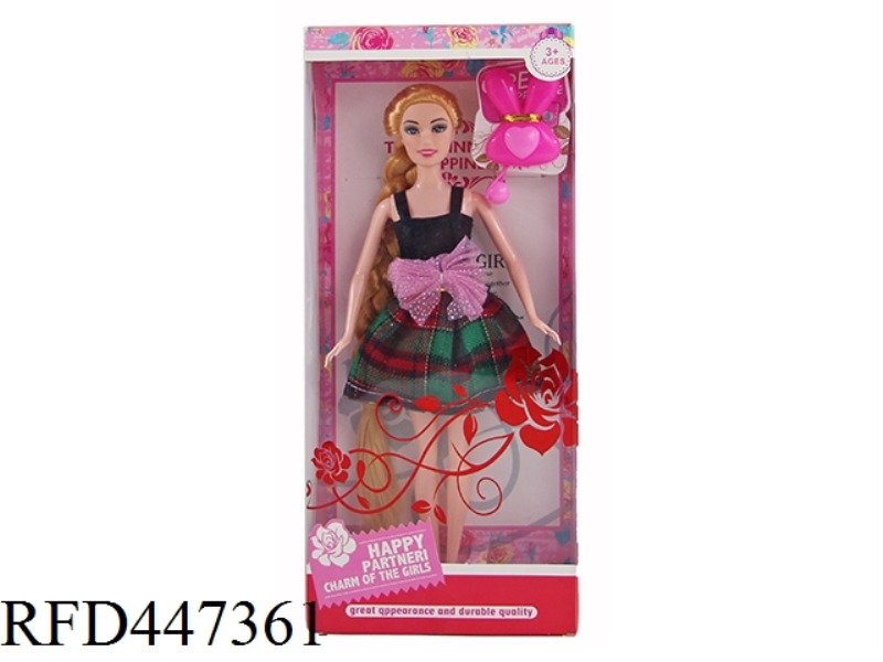 5-JOINT 11.5-INCH SOLID LONG HAIR BARBIE