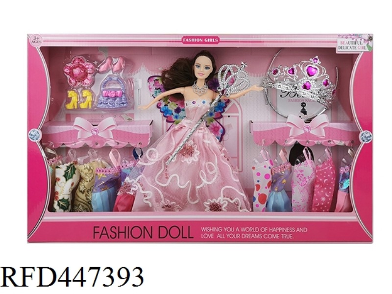 MAGIC DRESS, BARBIE LIVE DRESS AND 11.5-INCH CROWN ACCESSORIES