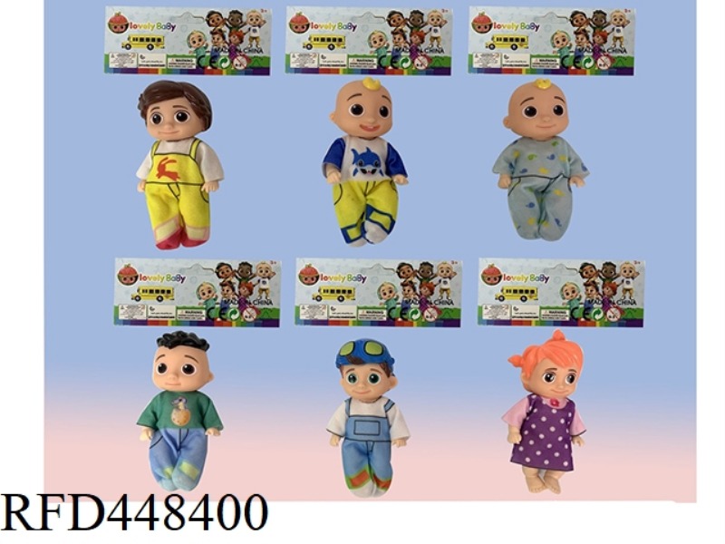 5 INCH SOLID COCOMELON SUPER BABY JOJO WATERMELON SCHOOL BUS