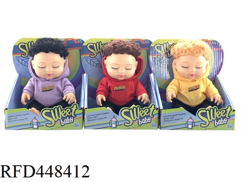 10 INCH DISPLAY BOX FULL BODY VINYL SLEEPING BABY