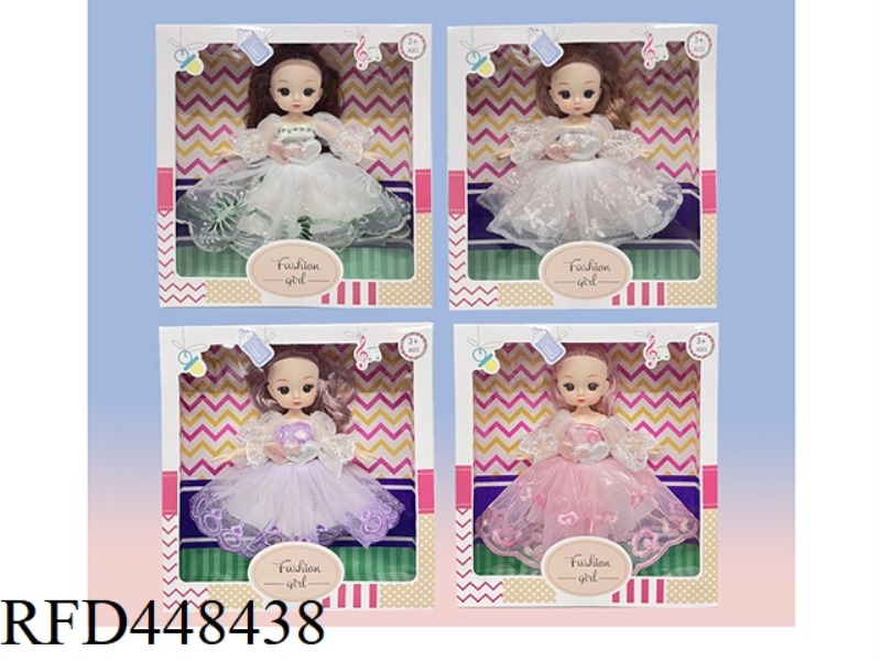 10-INCH WINDOW BOX 11-JOINT SOLID BODY 3D EYE WEDDING DRESS FAT BOY
