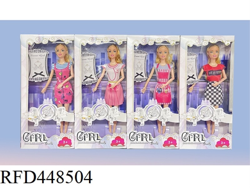 11 INCH WINDOW BOX SOLID FASHION BARBIE
