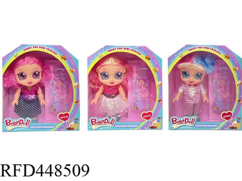 12 INCH FULL BODY VINYL KINDIKIDS KENDI DOLL FAT BOY WITH 4 SOUND IC WITH WASHING, CUTTING AND BLOWI