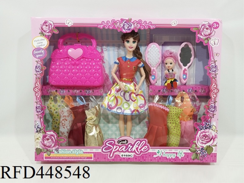11 INCH NINE JOINT BIG FOOT BARBIE