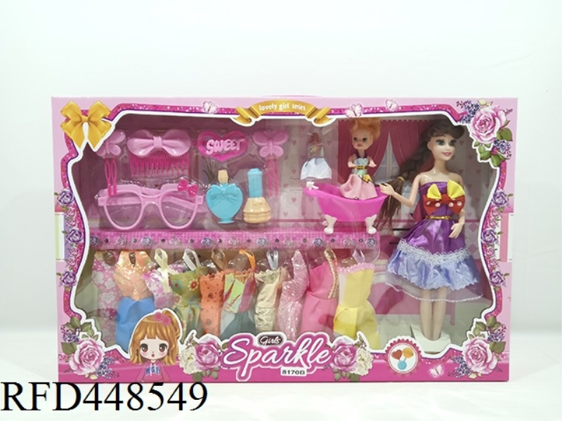 11 INCH NINE JOINT BIG FOOT BARBIE
