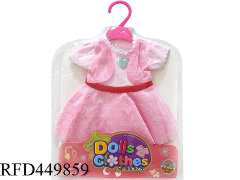 DOLL CLOTHES*PINK FAKE TANK TOP DRESS