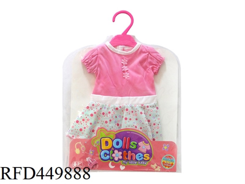 DOLL CLOTHES* 18 INCH PLUM RED SUNDRESS