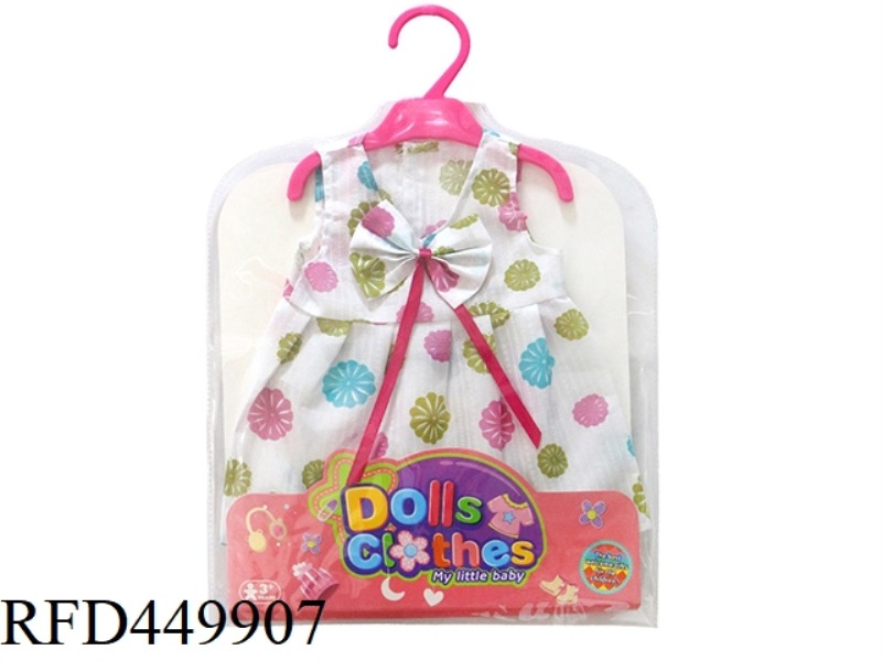 DOLL CLOTHES*3 COLOR ROUND FLOWER SKIRT