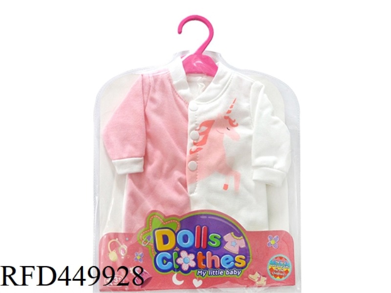 DOLL CLOTHES*LEFT AND RIGHT UNICORN BODYSUIT
