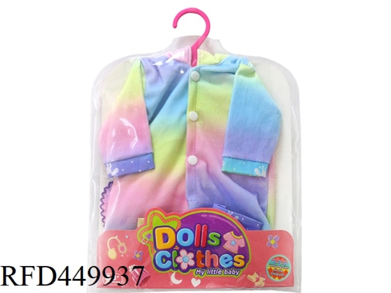 DOLL CLOTHES*RAINBOW ANGEL BODYSUIT