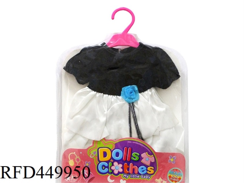 DOLL CLOTHES * BLACK AND WHITE SKIRT