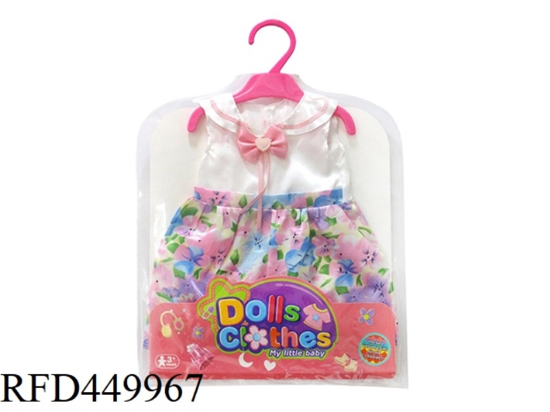 DOLL CLOTHES * PRINTED SLEEVELESS SKIRT
