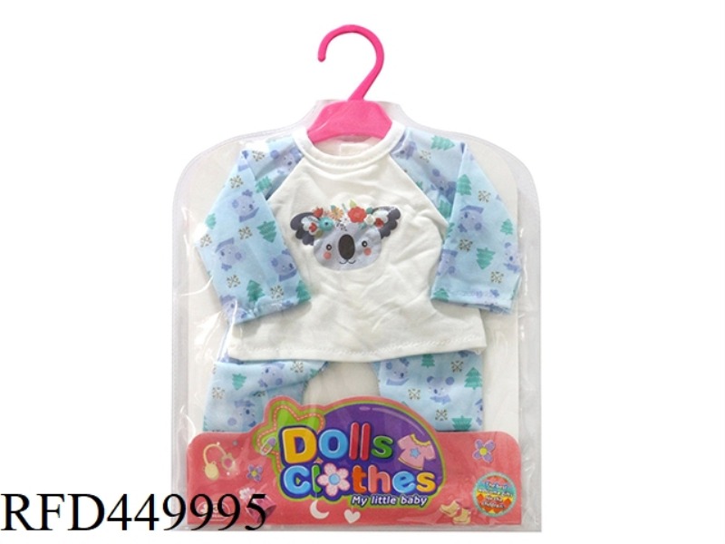 DOLL CLOTHES * KOALA PAJAMA SET