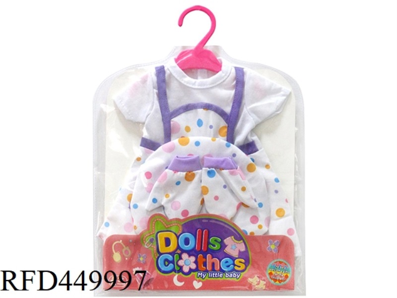 DOLL CLOTHES *COLOR POINT BAKING DRESS SET