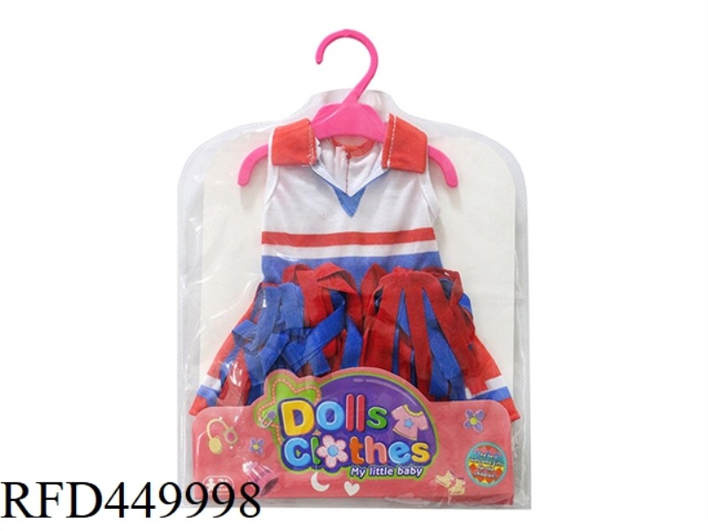 DOLL CLOTHES * AMERICAN CHEER DRESS SET