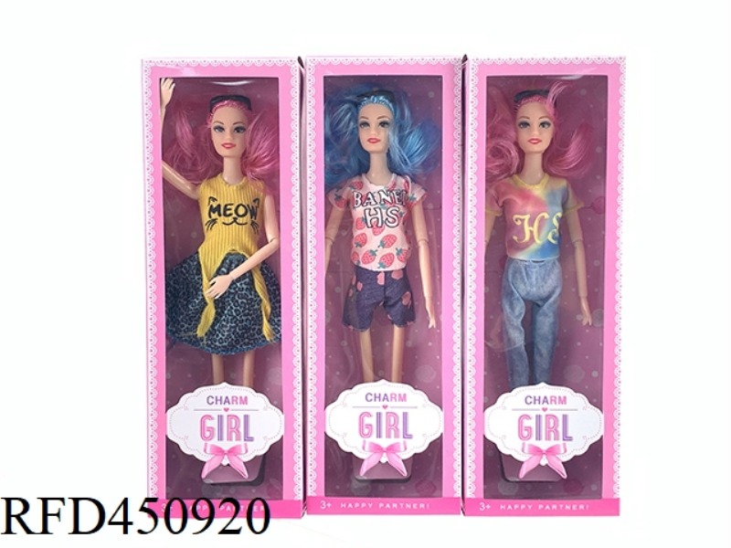 11 INCH SOLID BODY FASHION BARBIE DOLL