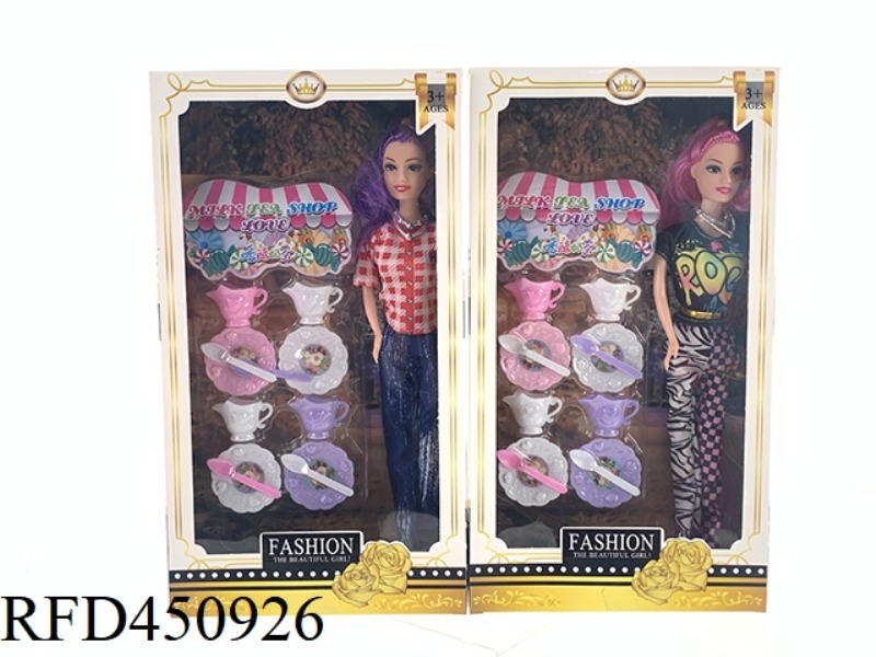 11 INCH SOLID BODY FASHION BARBIE DOLL WITH ACCESSORIES