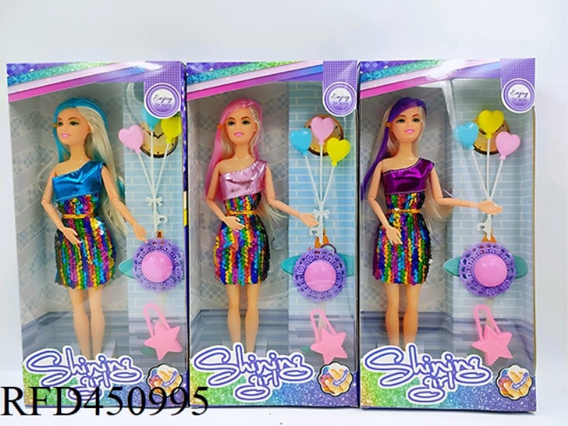 11.5 INCH SOLID BODY 9 JOINT SEQUIN FASHION