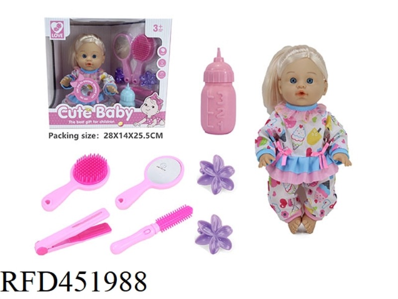 30.5CM 12 INCH DOLL 6 SOUND IC DRINK WATER AND PEE