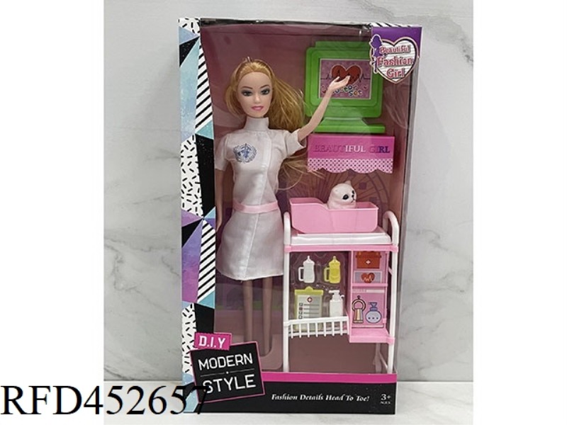 11.5 INCH NURSE BARBIE