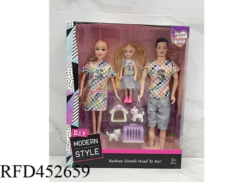 11.5 INCH FAMILY BARBIE