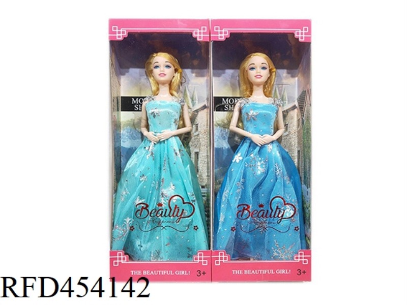 11.5 INCH SOLID BODY 9 JOINT WEDDING DRESS BARBIE 2 MIXED