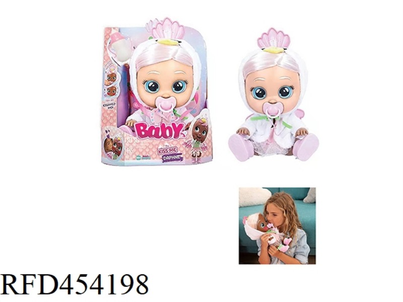 PLUSH PEACOCK ANGEL LOVE-9TH GENERATION 14 INCH VINYL CRYING DOLL