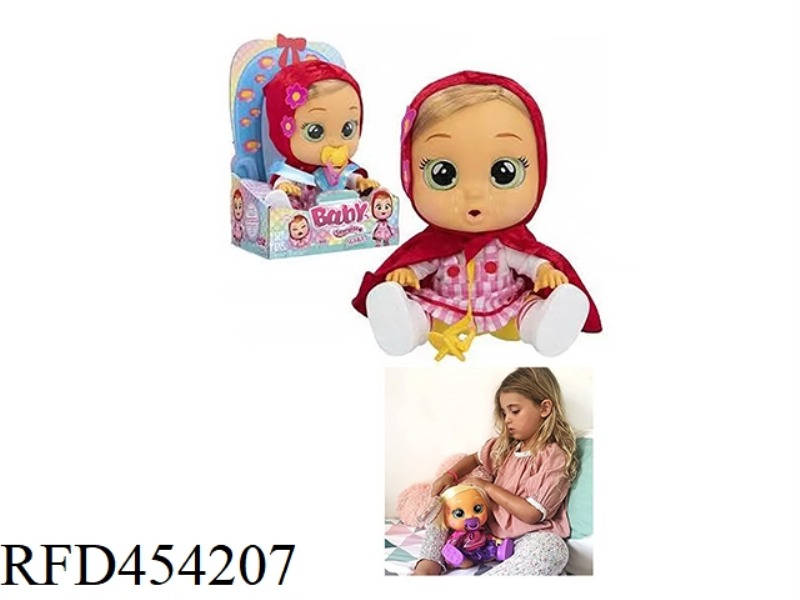FAIRY TALE PLUSH LITTLE RED 10TH GENERATION 14 INCH VINYL CRYING DOLL