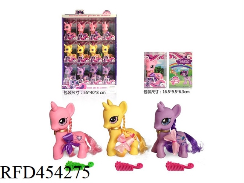 12 HORSES WITH COMB
