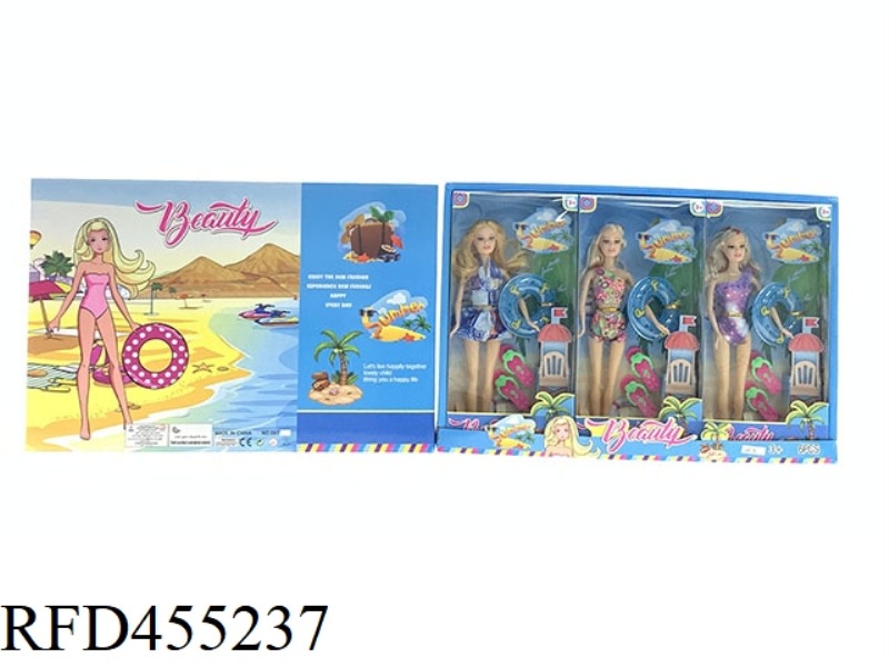 11.5-INCH SWIMSUIT DOLL 6PCS