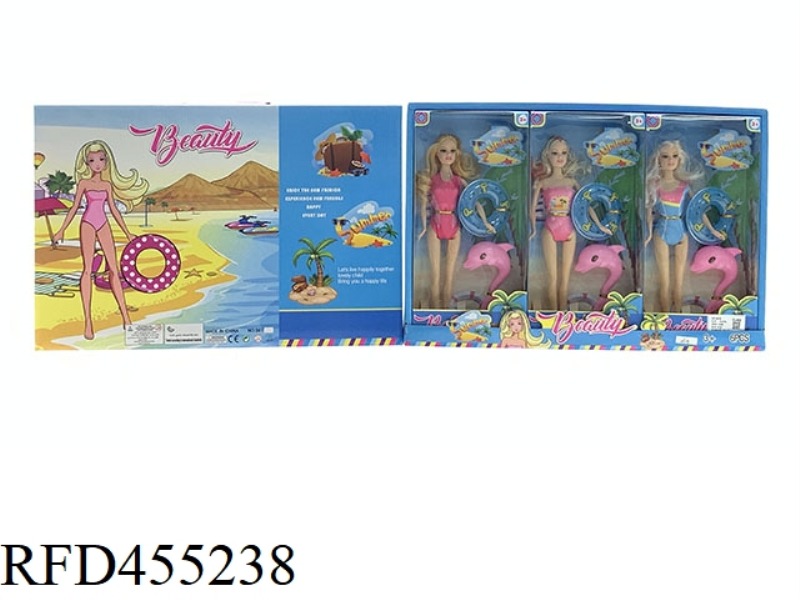 11.5-INCH SWIMSUIT DOLL 6PCS