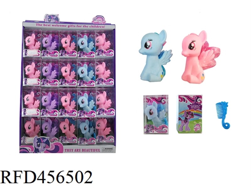 SMALL HORSE RIDING WITH 20PCS COMBS