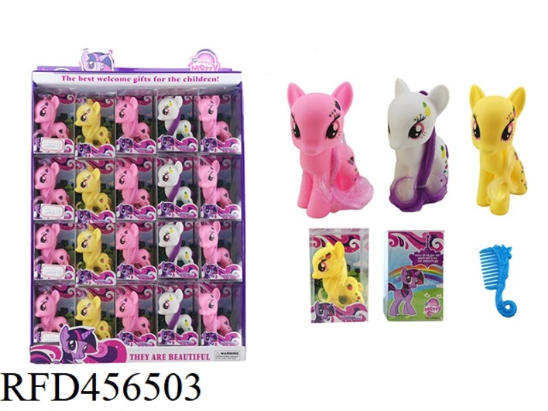 FRUIT PONY WITH 20PCS COMB