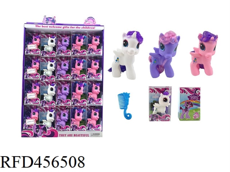 SMALL AIR BALL HORSE COMBS 20PCS