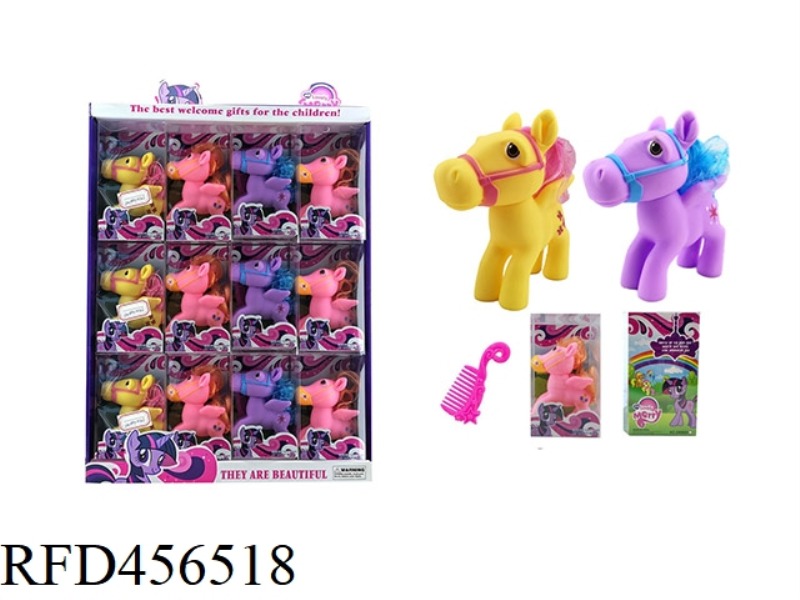 CUTE PEGASUS WITH COMB 12PCS