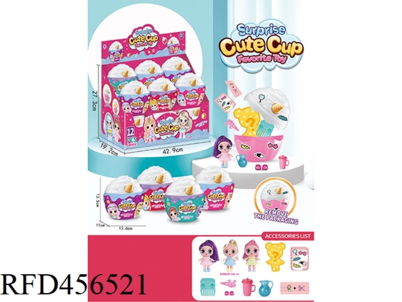 SINGLE HORN SMALL ICE CREAM CUP 12PCS