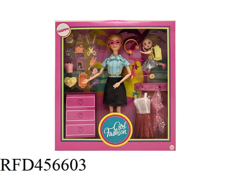 11.5-INCH MULTI JOINT BARBIE DOLL WITH TEACHER THEME