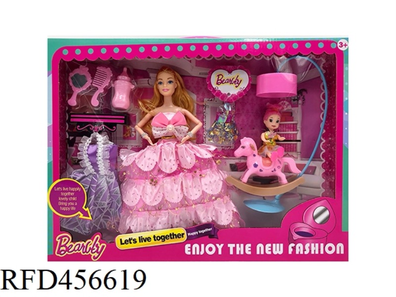 11.5-INCH MULTI JOINT BARBIE DOLL WITH TROJAN HORSE THEME