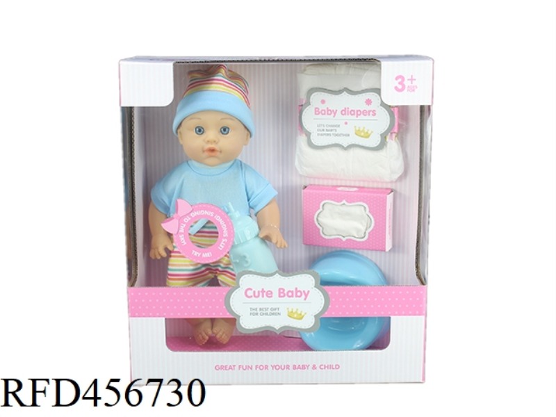 12 INCH DOLL 30.5CM PLASTIC LINED HEAD BLOW BOTTLE BODY