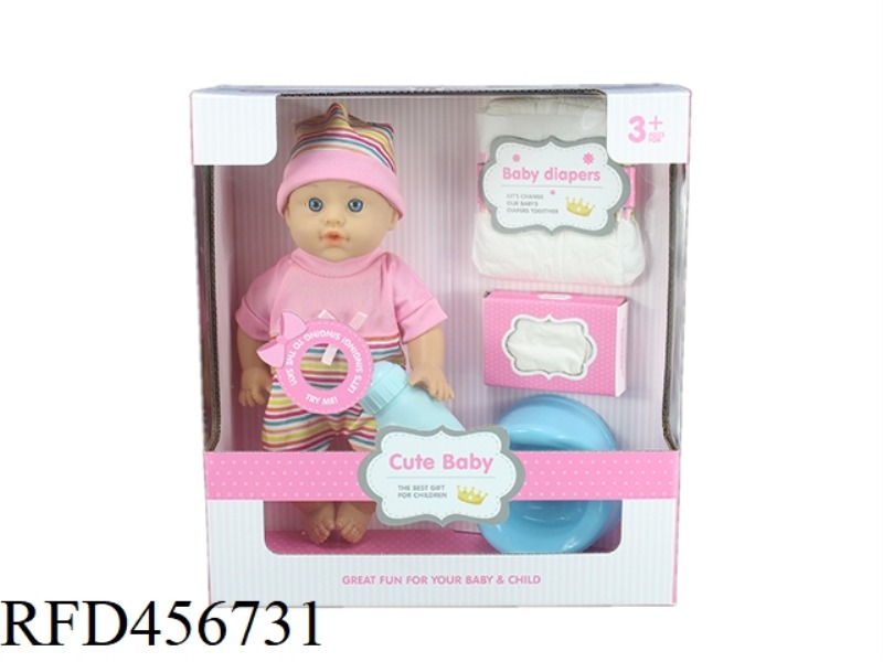 12 INCH DOLL 30.5CM PLASTIC LINED HEAD BLOW BOTTLE BODY