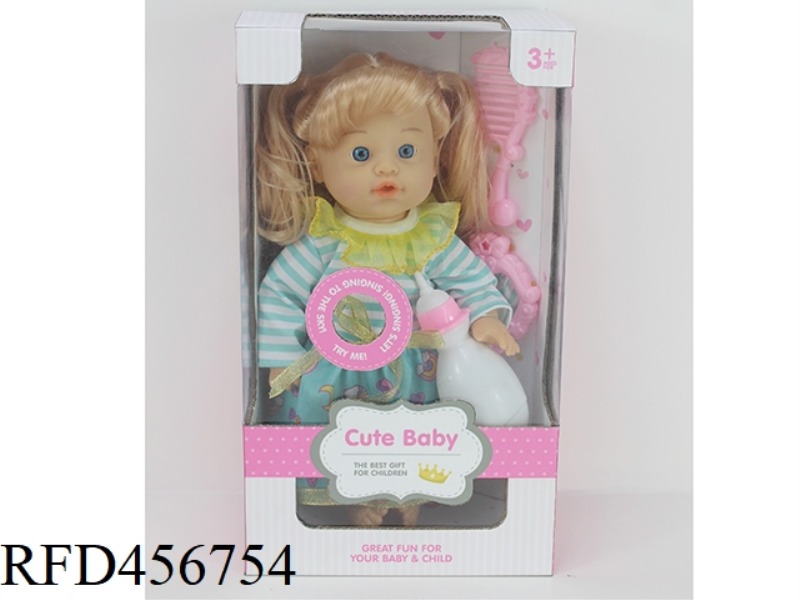 30.5CM12 INCH DOLL 6 TONE IC DRINK WATER PEE