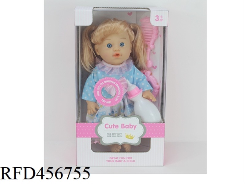 30.5CM12 INCH DOLL 6 TONE IC DRINK WATER PEE