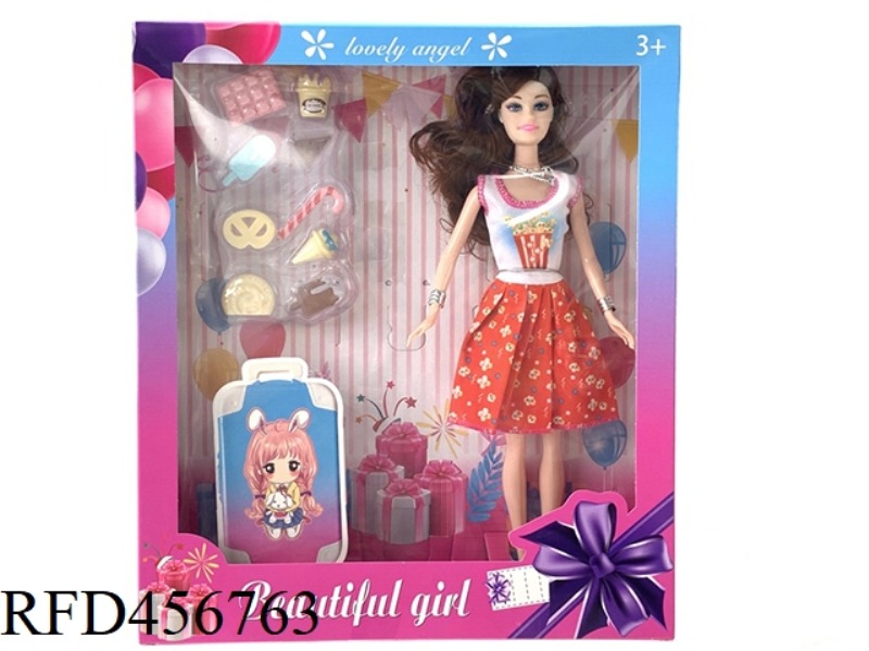 11 INCH 5 JOINTS BIG BOX SET BARBIE DOLL WITH BLISTER SHEET