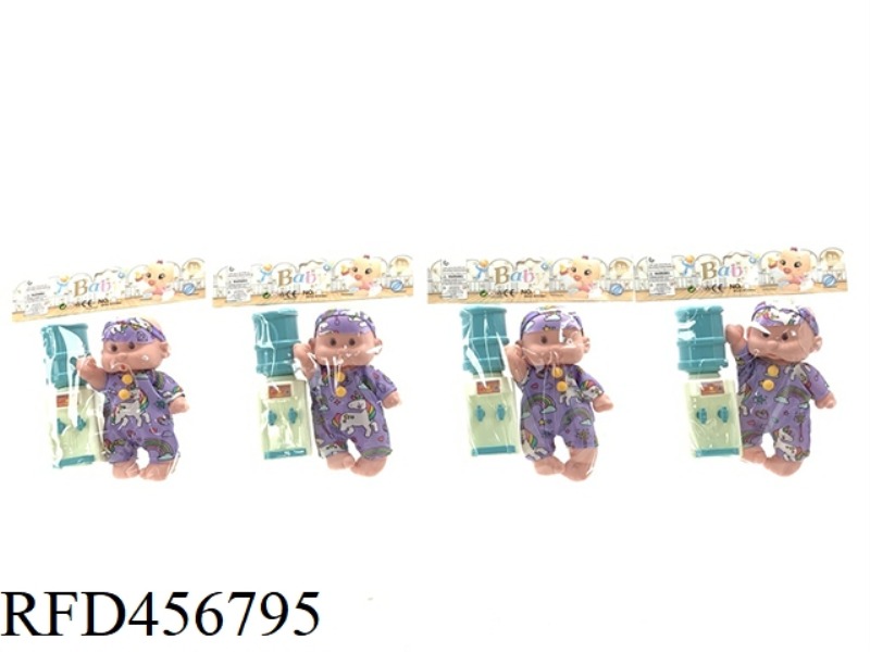 8 INCH VINYL CARTOON DOLL WITH WATER DISPENSER