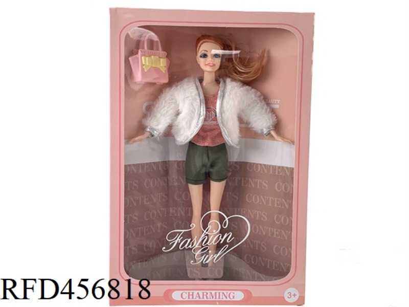 11 INCH FASHION SUIT BARBIE DOLL WITH BAG