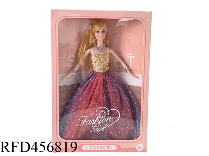 11 INCH 5 JOINTS LARGE SKIRT BARBIE DOLL