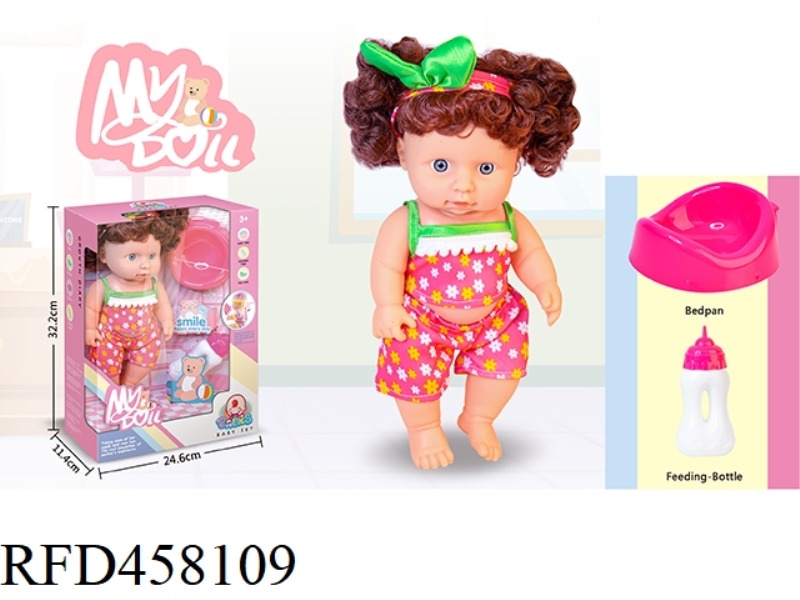 12 INCH WATER DRINKING AND URINATING DOLL (WITH 12 TONE IC)