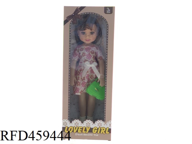 18 INCH EMPTY DOLL WITH ACCESSORIES