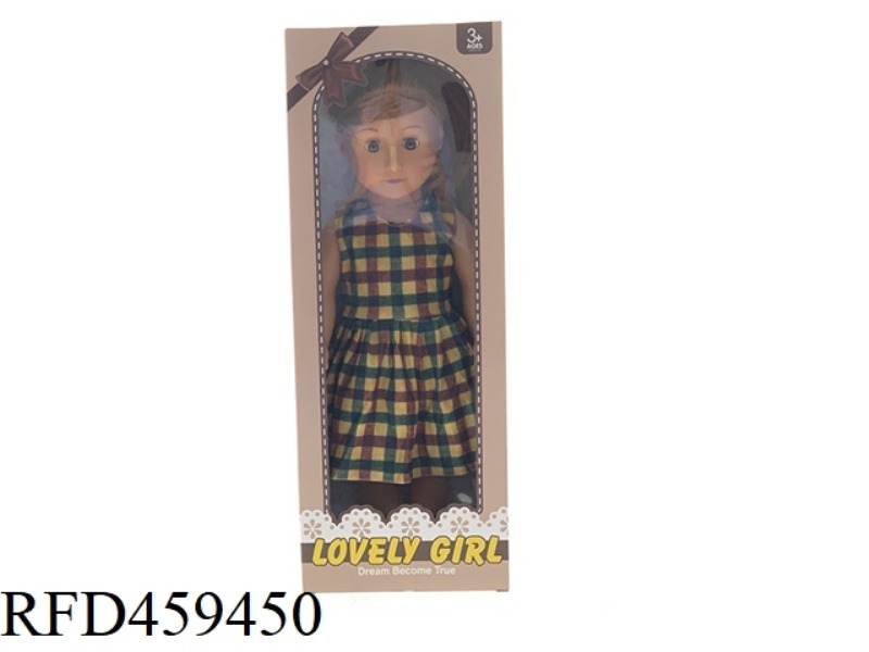 18 INCH ENAMEL LIVE EYE AMERICAN DOLL