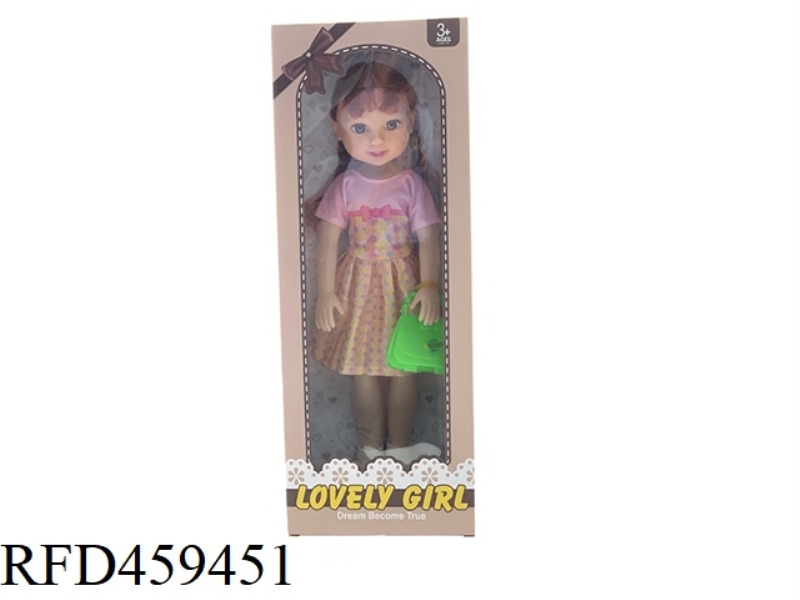18 INCH EMPTY DOLL WITH ACCESSORIES